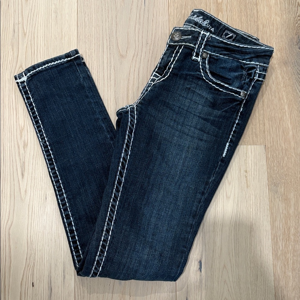 L.A. Idol Dark Blue Women's Skinny Jeans size 7